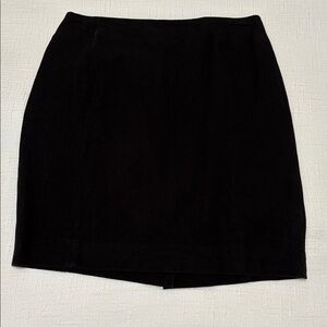 Banana republic pleated black pencil skirt